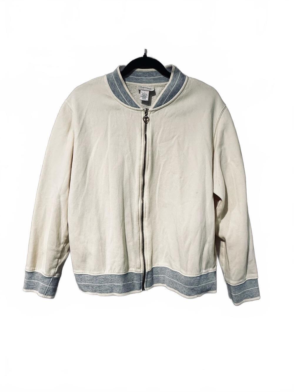 Y2K creamy yellow zip up with heart charm